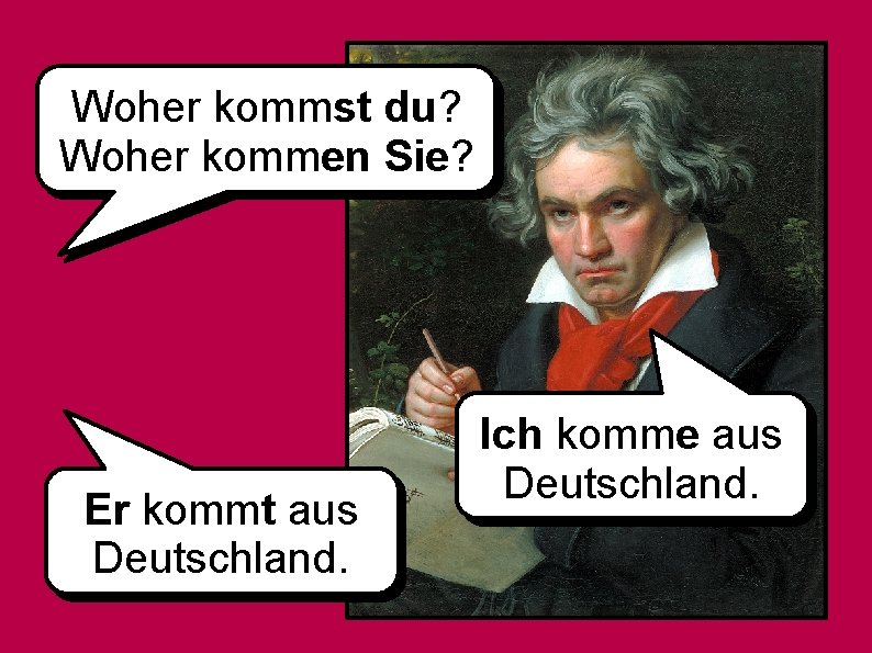 Das Verb kommen