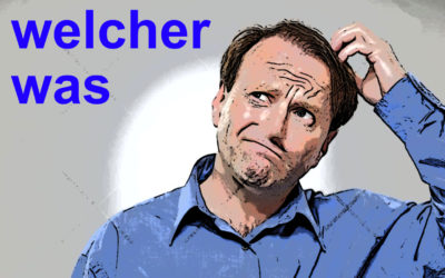 Welcher und was als Relativpronomen