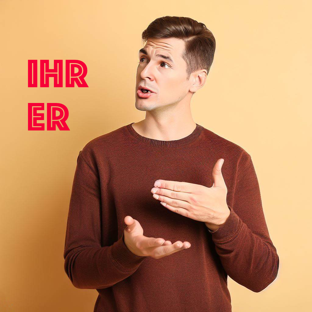 Ihr oder er?