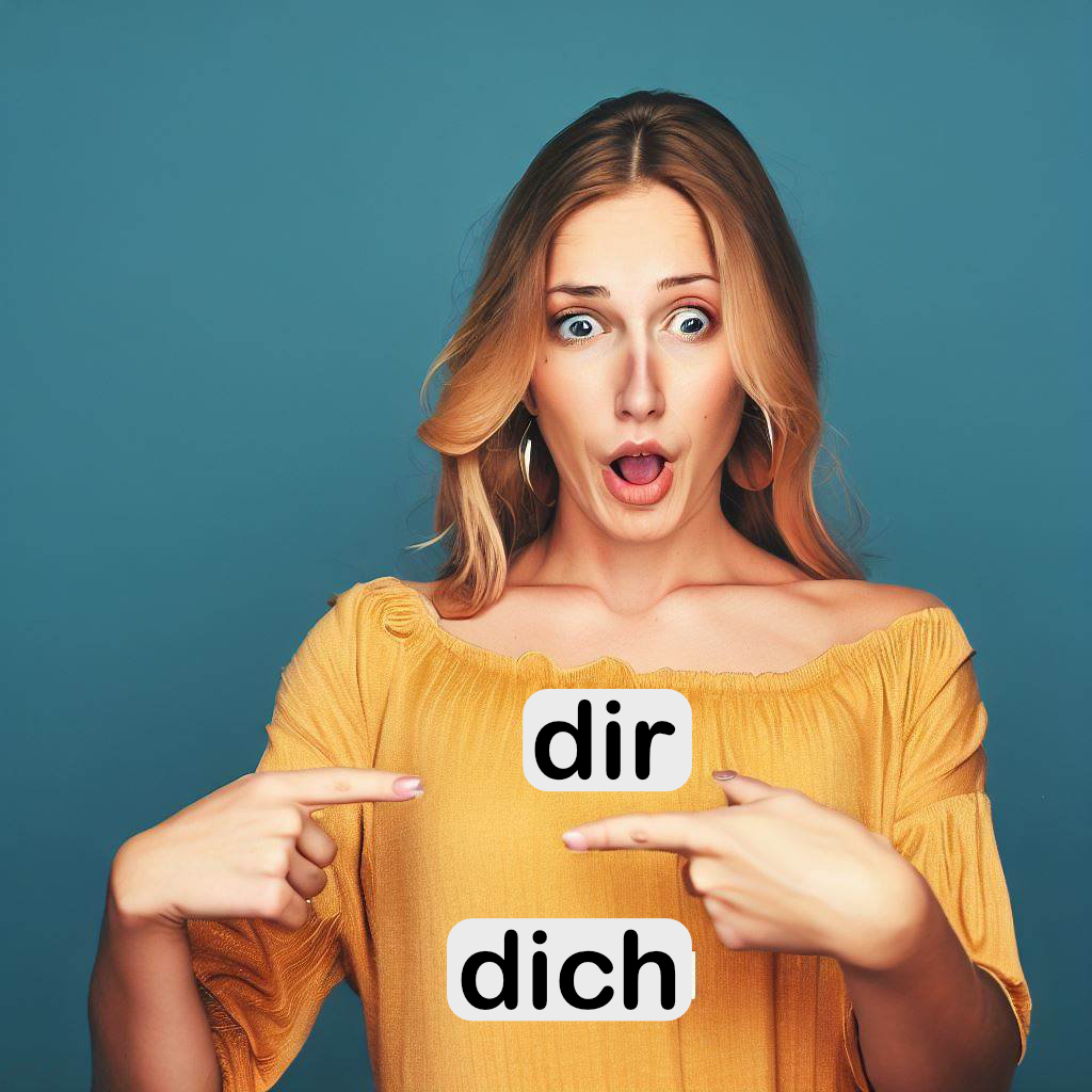 Verwendung von "dir" und "dich" Trau Dich Deutsch