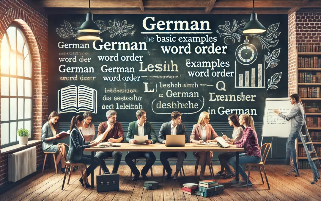 Regeln für die Wortstellung im Deutschen