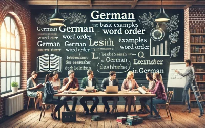 Regeln für die Wortstellung im Deutschen