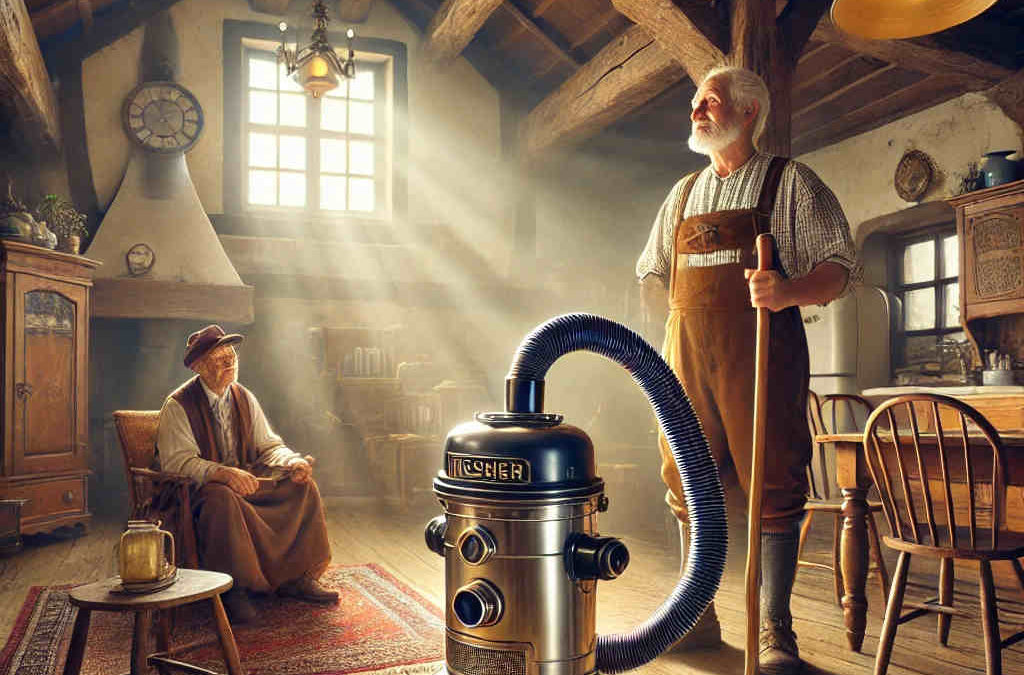 Trennbare Verben im Deutschen: Staub saugen