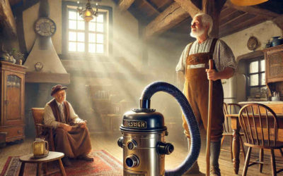 Trennbare Verben im Deutschen: Staub saugen
