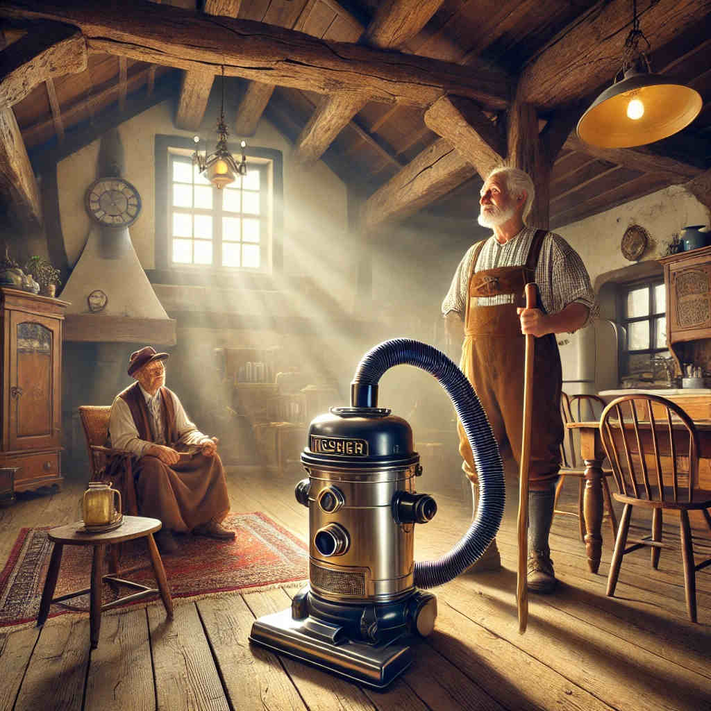 Das Staubsaugerwunder Staub saugen auf Deutsch