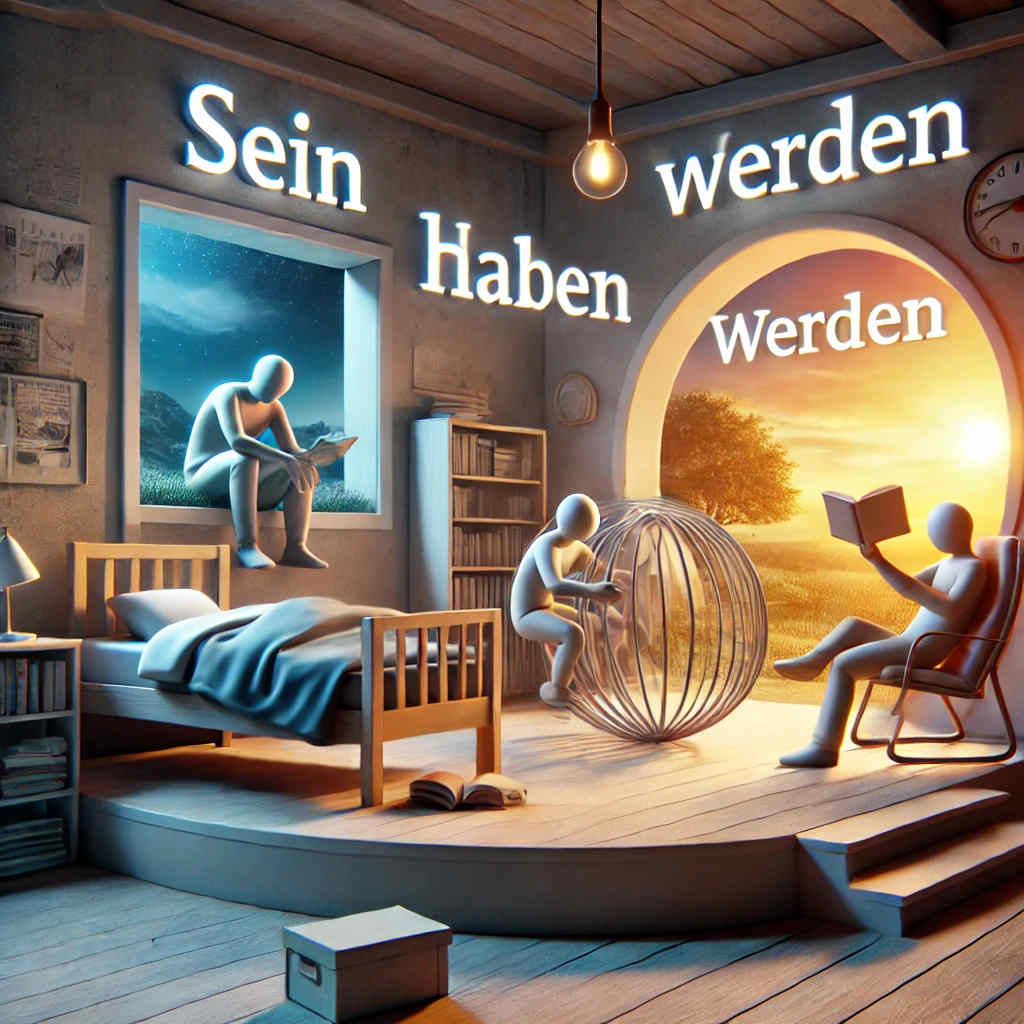 Die Verben sein und haben können alleine stehen oder spezielle Verbindungen mit Adjektiven eingehen, aber sie funktionieren auch als Hilfsverben.