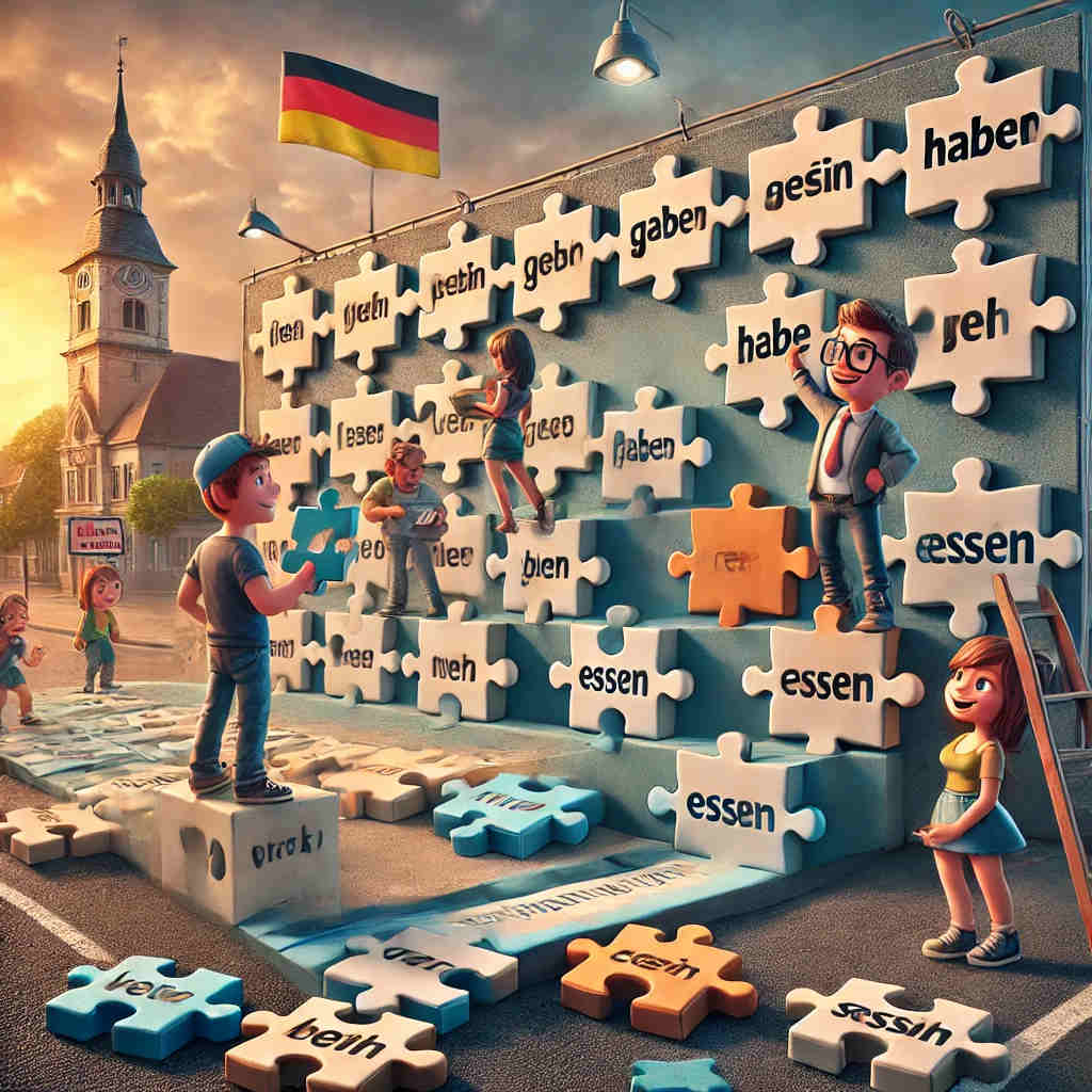 Das Perfekt im Deutschen.
