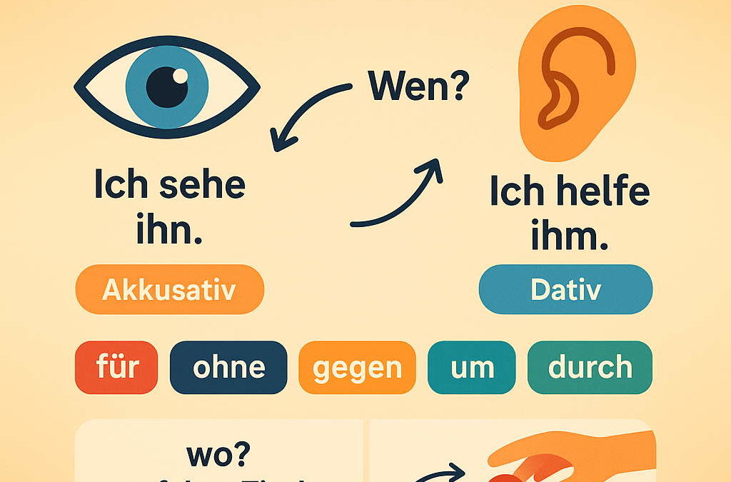 Akkusativ vs. Dativ einfach erklärt – damit du sie nie mehr verwechselst