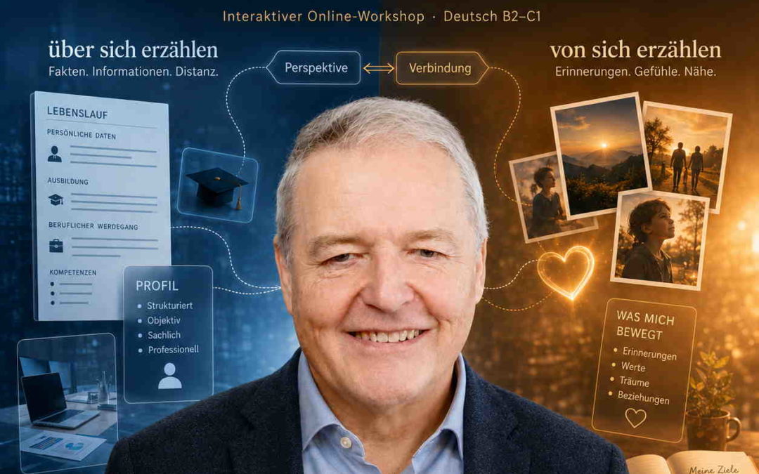 „Von mir oder über mich?“ – Wie ein einziges Wort im Deutschen alles verändert