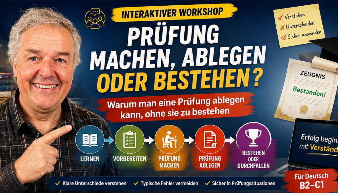 „Ich habe die Prüfung abgelegt“ – aber habe ich auch bestanden? Warum dieser Satz dich verraten kann