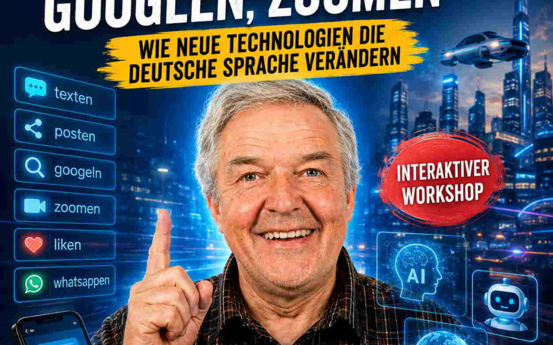 „Texten, posten, googeln, zoomen“ – Wie neue Technologien unsere deutsche Sprache verändern