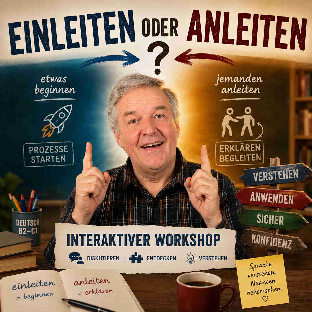 Einleiten oder anleiten? So verstehst du deutsche Präfixe endlich richtig